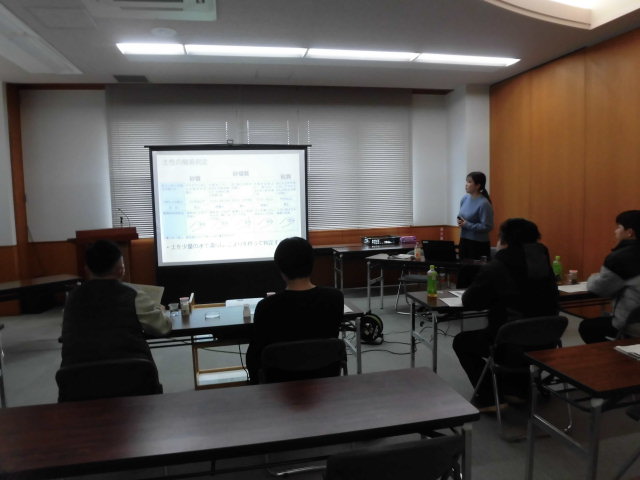 講義中の写真