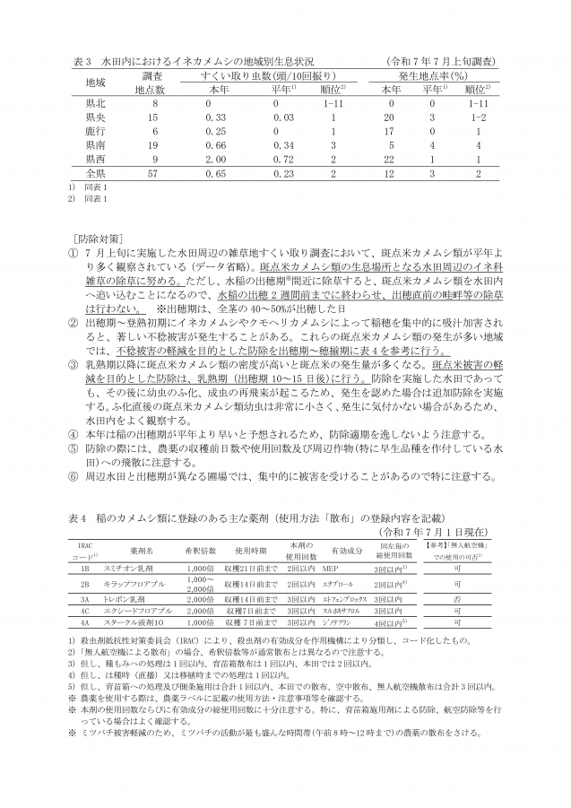 ②R7病害虫注意報第１号