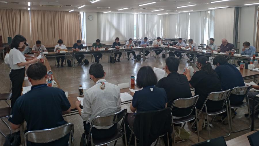 トルコギキョウ販売力強化連携推進会議の様子