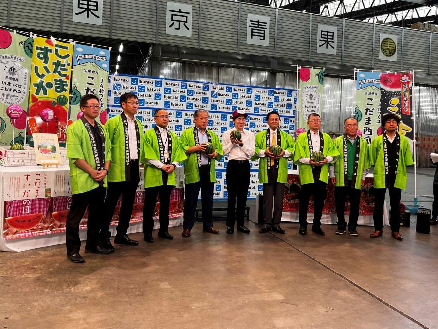 JA北つくばこだますいかトップセールス