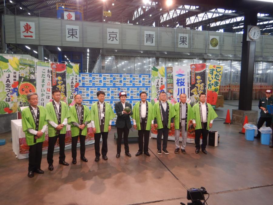 北つくばこだますいかトップセールス