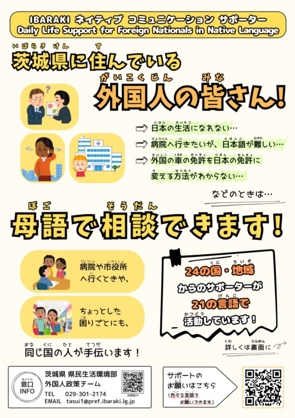 サポーターチラシ日本語