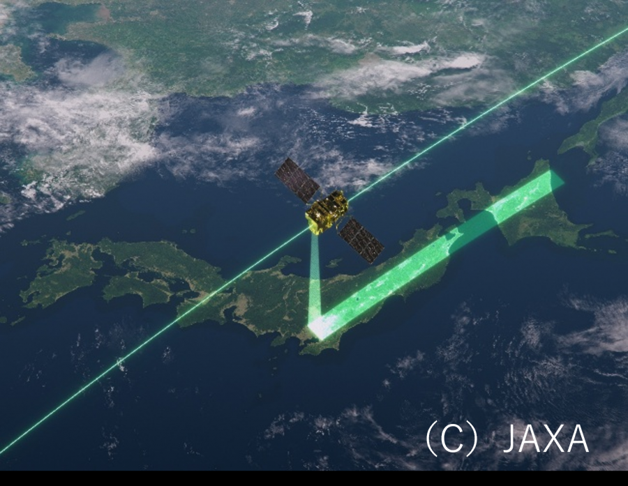 地球観測衛星の様子