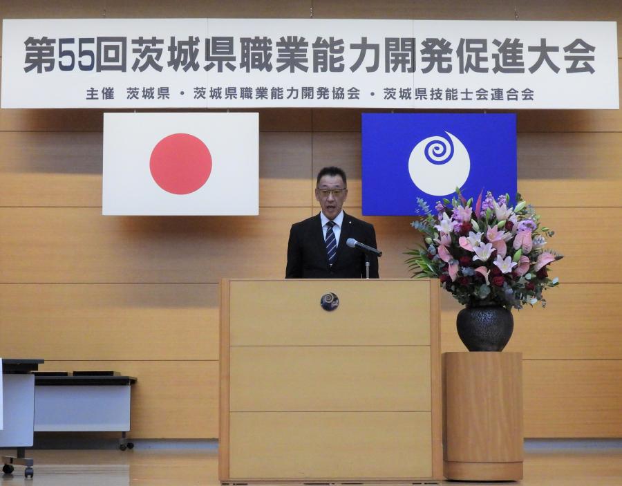 受賞者代表あいさつ