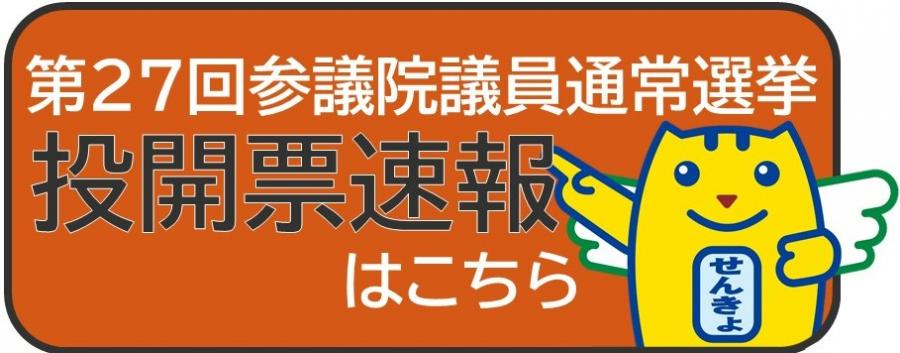 投開票速報バナー