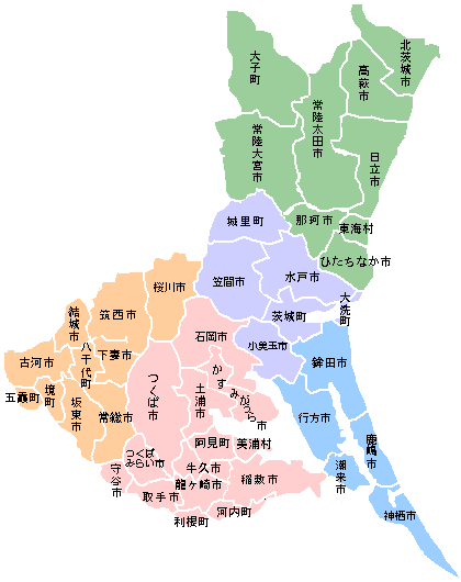 茨城県地図