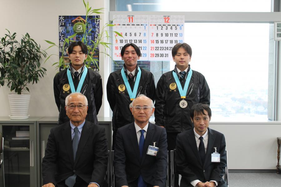 第63回技能五輪全国大会受賞者表敬訪問