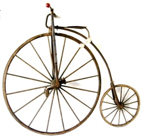木製自転車（だるま自転車）茨城県立歴史館